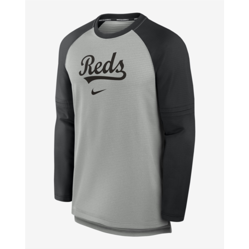 Cincinnati Reds Authentic Collection Game Time Mens Nike Breathe MLB Long-Sleeve T-Shirt