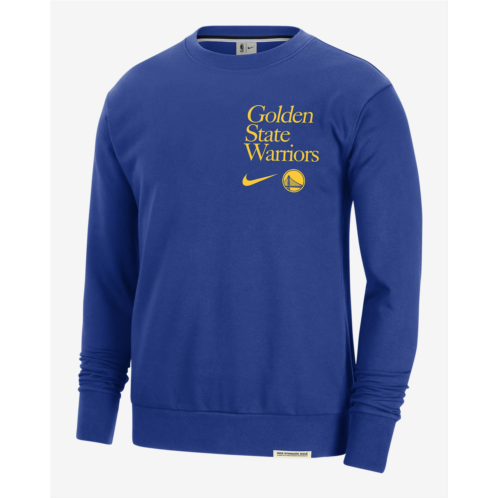 Golden State Warriors Standard Issue Mens Nike Dri-FIT NBA Crew-Neck Sweatshirt