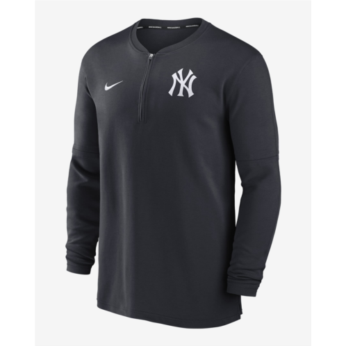 New York Yankees Authentic Collection Game Time Mens Nike Dri-FIT MLB 1/2-Zip Long-Sleeve Top