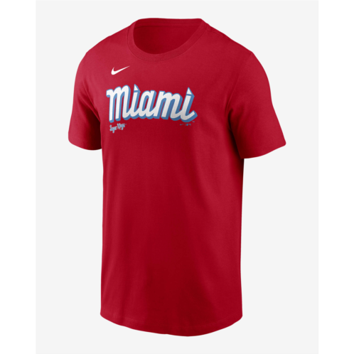Jazz Chisholm Jr. Miami Marlins City Connect Fuse Mens Nike MLB T-Shirt