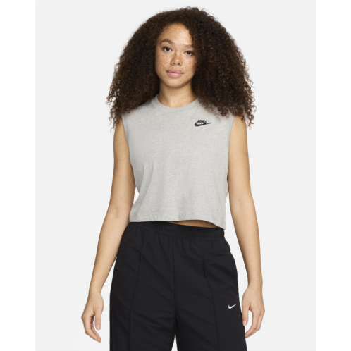 Nike Sportswear Club Womens Sleeveless Cropped Top