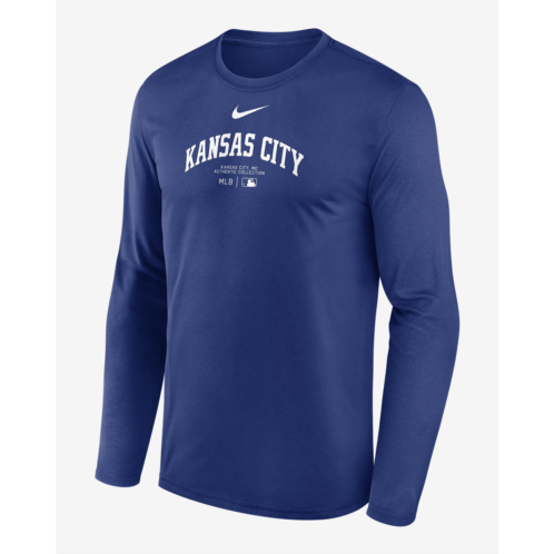 Kansas City Royals Authentic Collection Practice Mens Nike Dri-FIT MLB Long-Sleeve T-Shirt