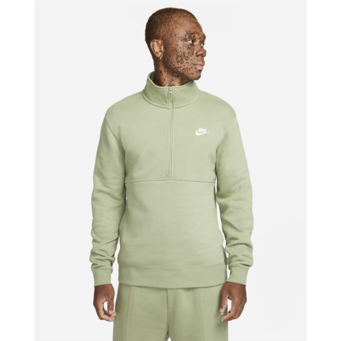 Nike Sportswear Club Mens Brushed-Back 1/2-Zip Pullover