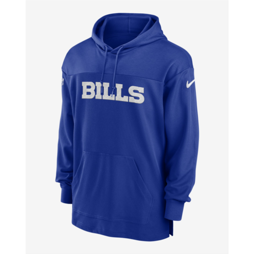 Buffalo Bills Sideline Mens Nike Dri-FIT NFL Long-Sleeve Hooded Top
