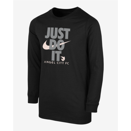 Angel City FC Big Kids (Boys) Nike Soccer Long-Sleeve T-Shirt