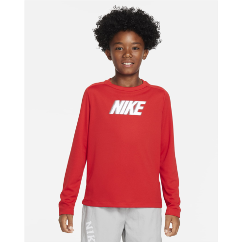 Nike Dri-FIT Multi+ Big Kids (Boys) Long-Sleeve Top