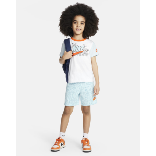 Nike Sportswear Create Your Own Adventure Little Kids T-Shirt and Shorts Set