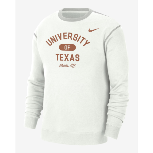 Texas Mens Nike College Crew-Neck Top