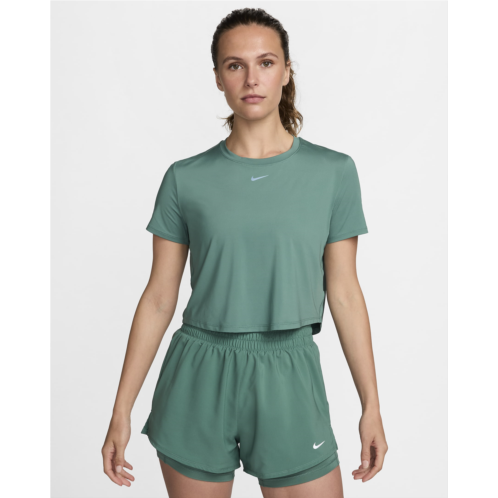 Nike One Classic Womens Dri-FIT Short-Sleeve Cropped Top