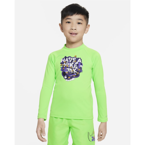 Nike Dri-FIT Little Kids (Boys) Long-Sleeve Swim Hydroguard