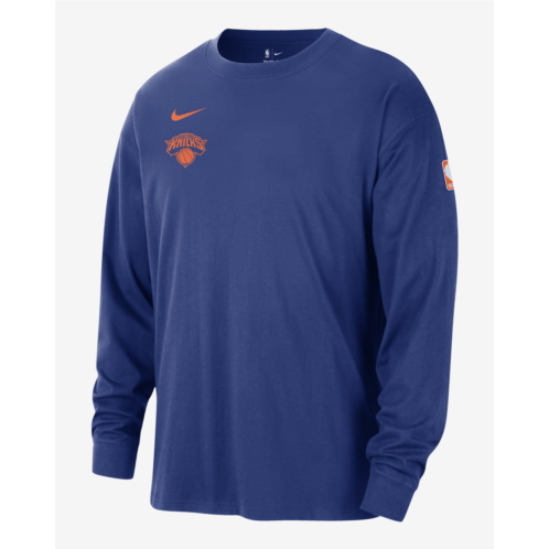 New York Knicks Courtside Mens Nike NBA Long-Sleeve Max90 T-Shirt