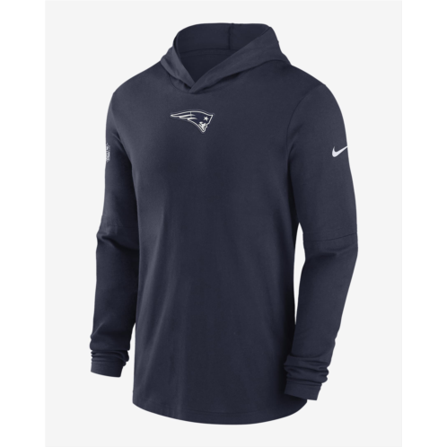 New England Patriots Sideline Mens Nike Dri-FIT NFL Long-Sleeve Hooded Top