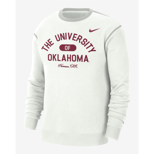 Oklahoma Mens Nike College Crew-Neck Top