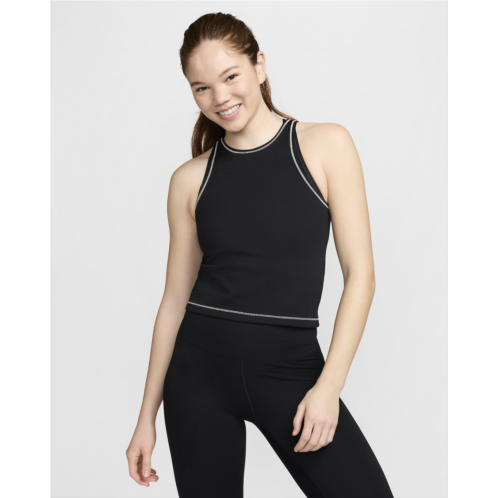 Nike One Fitted Womens Dri-FIT Ribbed Tank Top
