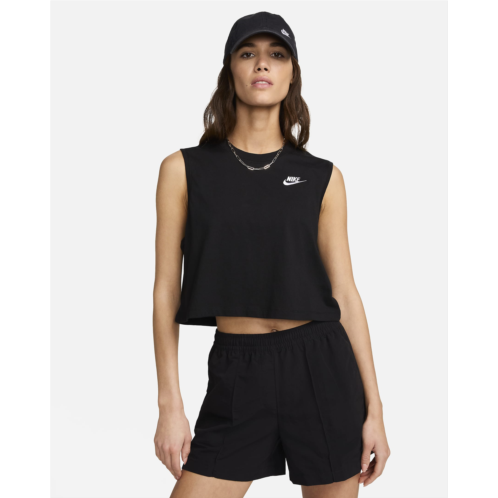 Nike Sportswear Club Womens Sleeveless Cropped Top