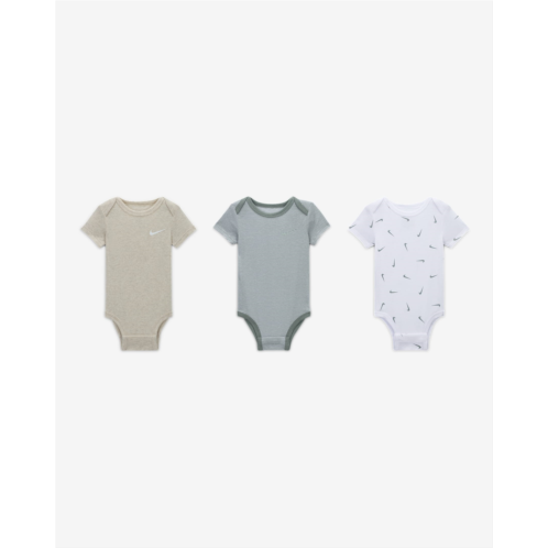 Nike Baby Essentials Baby (0-9M) 3-Pack Bodysuits