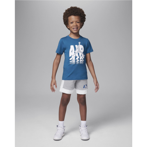 Nike Jordan Galaxy Little Kids French Terry Shorts Set