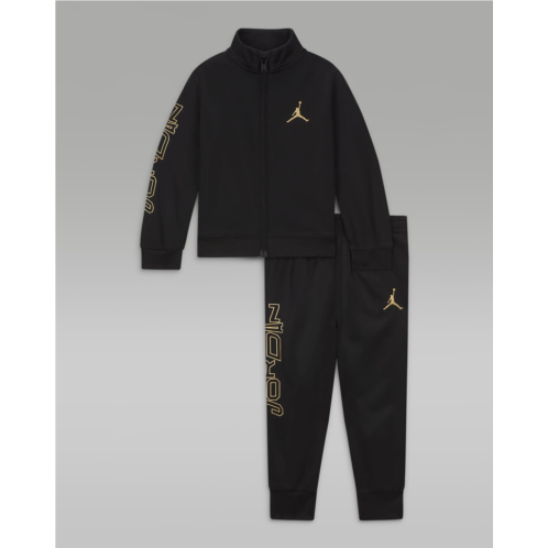Nike Jordan Take Flight Black and Gold Tricot Set Baby Tracksuit