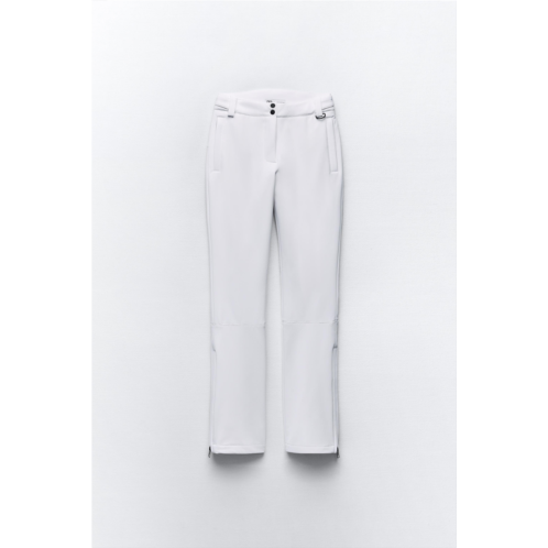 Zara WINDPROOF AND WATERPROOF RECCO TECHNOLOGY FLARED PANTS SKI COLLECTION