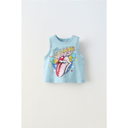 Zara WASHED EFFECT THE ROLLING STONES  TANK TOP
