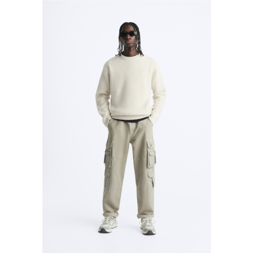 Zara RELAXED FIT CARGO PANTS