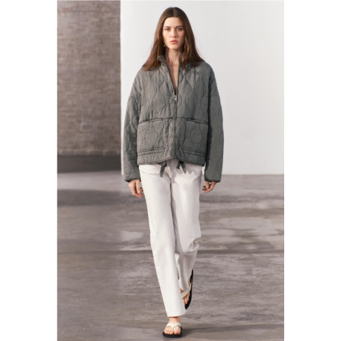 Zara QUILTED JACKET ZW COLLECTION