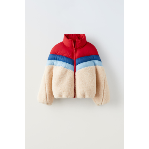 Zara COMBINATION PUFFER JACKET SNOW COLLECTION