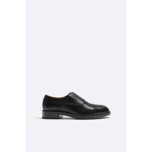 Zara LEATHER OXFORD SHOES