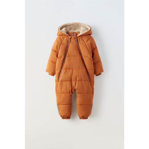 Zara WATER REPELLENT AND WIND RESISTANT PADDED SNOW SUIT SKI COLLECTION