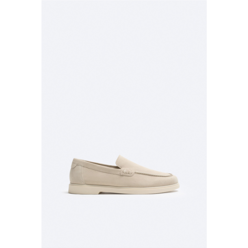 Zara CASUAL SUEDE LOAFERS