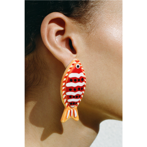 Zara FISH EARRINGS