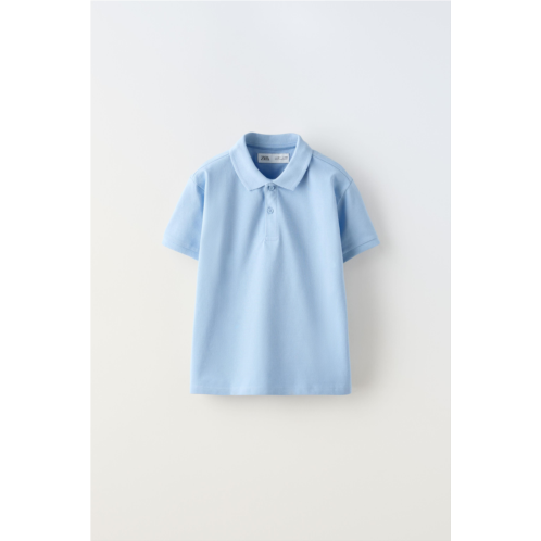 Zara PLAIN BASIC POLO SHIRT