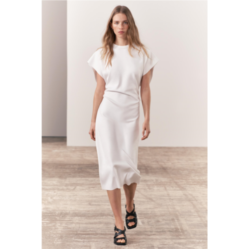 Zara SCUBA EFFECT DRESS