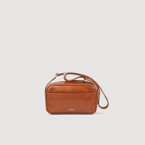 Sandro Small smooth leather bag