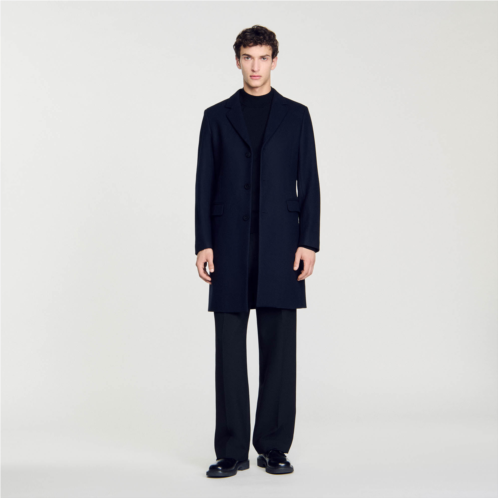 Sandro Wool and cashmere coat