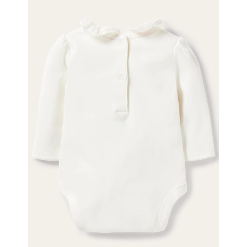 Boden Long-Sleeved Collared Body - Ivory