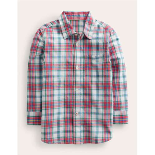 Boden Cotton Shirt - Red Check