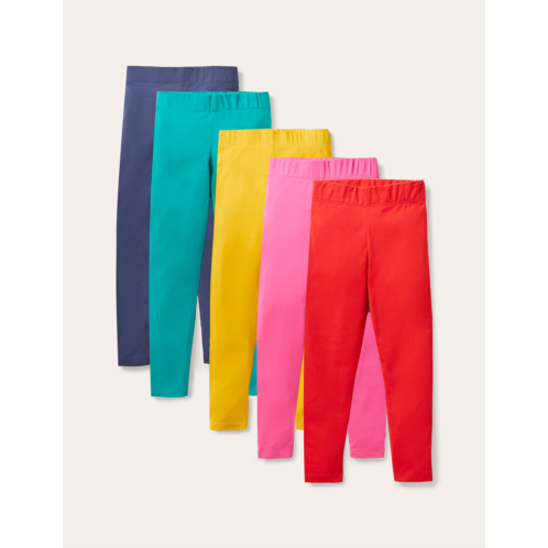 Boden 5-Pack Leggings - Multi Rainbow