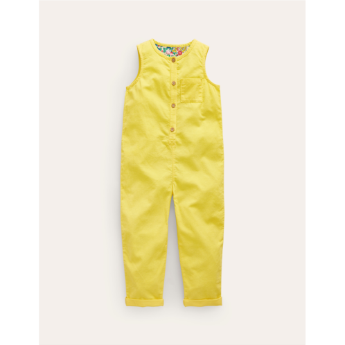 Boden Cord Jumpsuit - Sweetcorn Yellow