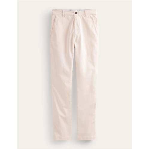 Boden Laundered Chino Trousers - Ivory