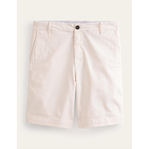 Boden Laundered Chino Shorts - Ivory