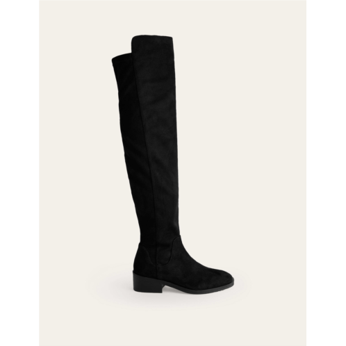 Boden Over-The-Knee Stretch Boots - Black