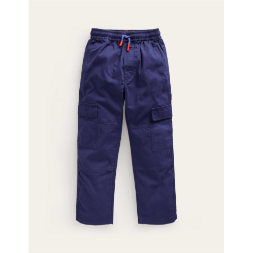 Boden Cargo Pull-on Pants - College Navy