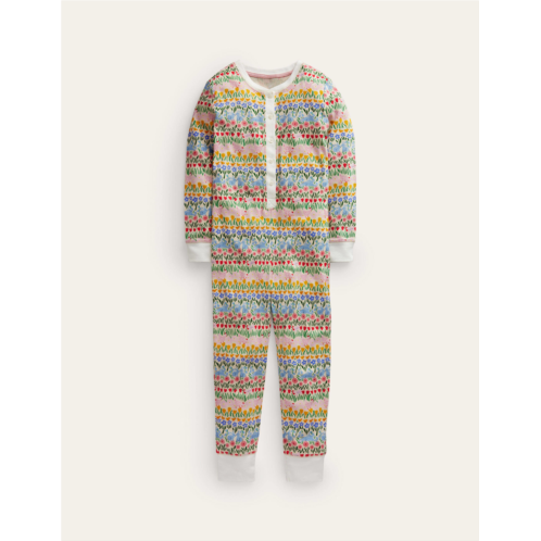 Boden Snug All-In-One Pajamas - Spring Time Floral