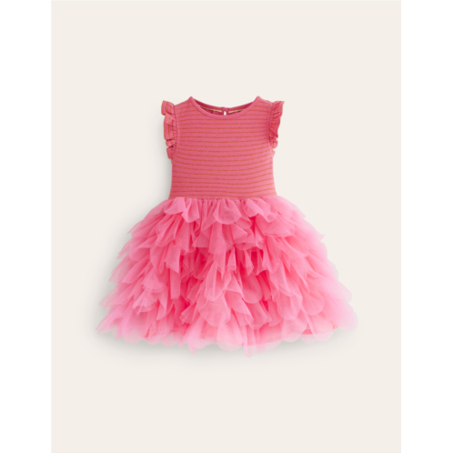 Boden Petal Skirt Tulle Dress - Rose Pink