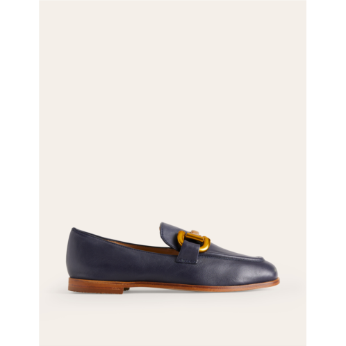 Boden Iris Snaffle Loafers - Navy
