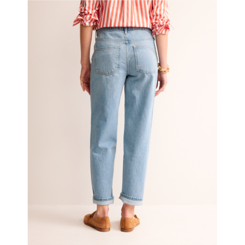 Boden Mid Rise Tapered Jeans - Light Mid Vintage