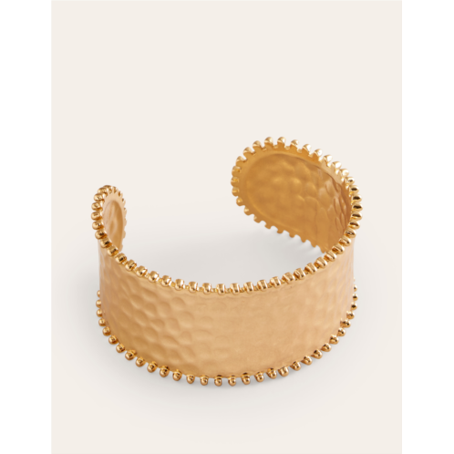 Boden Hammered Cuff Bracelet - Gold