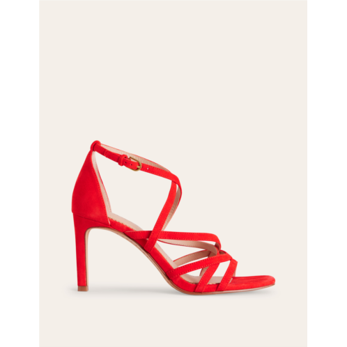 Boden Multi Strap Heel Sandals - Post Box Red