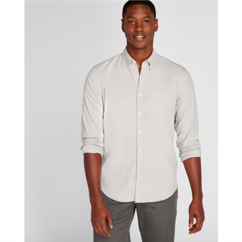 Clubmonaco Long Sleeve Solid Flannel Shirt